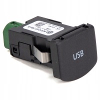 разъем usb volkswagen поло 6r 6c caddy iv 6c0035726b