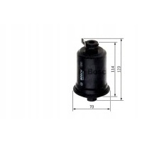 Фильтр топлива bosch 2330087733 0 25313818 mb54756