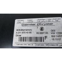 Блок управления сиденьем MERCEDES-BENZ M-CLASS W164 02/2005 - 12/2012 2008 A2118704085