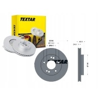 TARCZE HAMULCOWE TEXTAR MB618799 MB668108 424142 2
