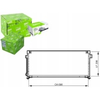 Valeo конденсатор радиатор кондиционера 73210ac020