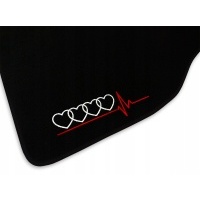 Коврики велюровые для audi wszystkie модели 4x haft
