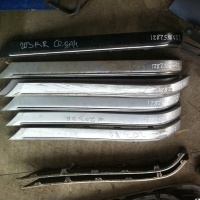 Молдинг бампера заднего Mercedes C W203 2003 A2038852821N1,A2038852821,2038852821
