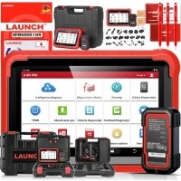 Launch x431 pros v 5.0 2 walizki новый модель красный 23r jpl 2 года aktu