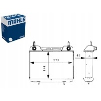 Mahle радиатор масляный мерседес 124 a124 124 c124 124 t - model s124 124