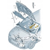 Новые оригинальные audi oe накладка 83a821170a