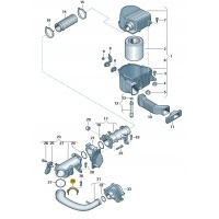 Новые оригинальные audi oe суппорт монтаж 03c145853
