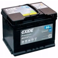 аккумулятор exide премиум 64ah 640a 64 ах ea640