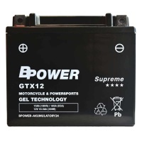 Bpower supreme гель gtx12 12v 10ah 185a