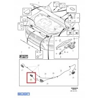 Ригель капота volvo oe 31457172