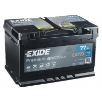 аккумулятор exide премиум 77ah 760a 77 ах ea770