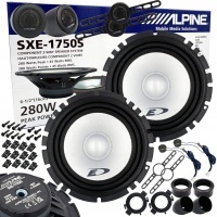 Динамики автомобильные alpine sxe - 1750s 16 , 5 см 280w бас вч