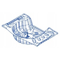 Пол , полость колёса запасного sandero , 745146577r