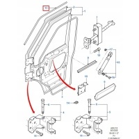 Верхняя уплотнитель дверь форд transit mk5 2000 - 2006