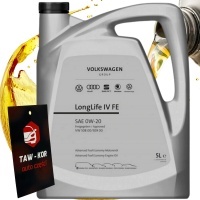 Масляный volkswagen 0w20 oryginalny longlife iv fe 5l syntetyczny новые vag oem