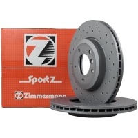 zimmermann спорт тормозные диски передняя bmw 3 e46 325mm