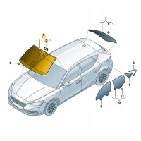 Стекло стекло seat леон оригинал 5fa845011ag оригинал