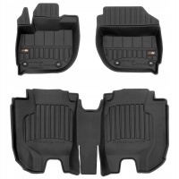 Коврики резиновые honda hr - v 2 2013 - 2021 желоба 3d