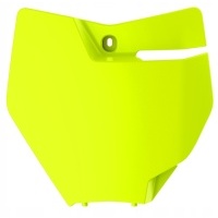 Поле numerowe plastron ktm sx / sx - f 16 - 18 цвет желтый fluo