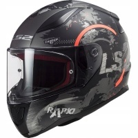 Kask ls2 ff353 rapid circle matt titan orange м