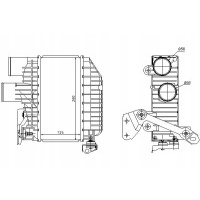 Интеркулер nissens 179400g010 1794027030 17940270