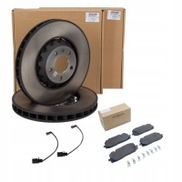 Комплект дисков i тормозной задняя audi q7 , q8 350 мм audi oe 4m0615601p