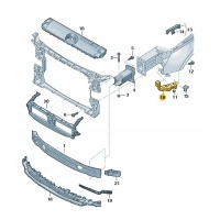 Новые оригинальные audi oe направляющяя 8w0807283f