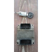 Блок управления двигателя opel 1.6 dnhm 12214860
