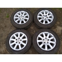Колёсные диски алюминиевые 5x112 volkswagen гольф v 6 jetta sharan seat леон 15 шины lato