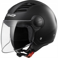 Kask otwarty ls2 skuter мотор чёрный мат of562 л