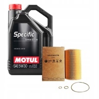 Масляный motul specific 5w30 фильтр oem skoda rapid roomster 1.6 tdi
