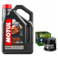 Масляный motul 7100 10w40 4l . фильтр hf138 , kymco maxxer 450i , 11 - 15r.