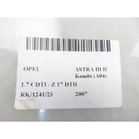 ATRAPA GRILL OPEL ASTRA H 13225775