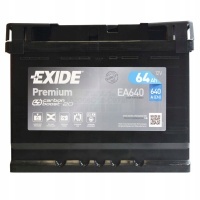 exide премиум ea640 64ah 640a п +