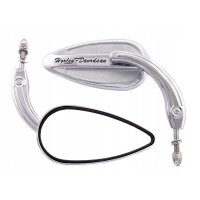 Зеркала зеркала хромированная металический harley davidson hd h - d 8mm