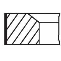 Mahle original 022 01 n0 комплект pierscieni поршня