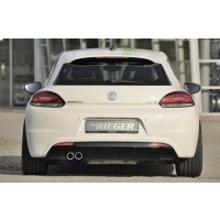 Юбка задняя бампера диффузор volkswagen scirocco 3 r - line