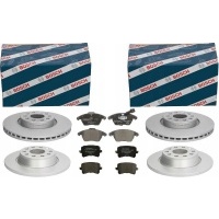 bosch тормозные диски колодки передняя задняя volkswagen passat b6 b7 cc 312 282mm