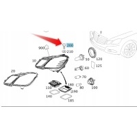 Болт лампы передняя мерседес w212 c218 w205 m5x16