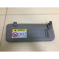 Козырек солнцезащитный (внутри) Hyundai Hyundai Solaris 2010-2017 852204L0708M