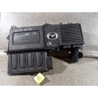 Блок управления двигателем 1.6i 16V , DENSO , С КОРПУСОМ ВОЗД.ФИЛЬТРА и РАСХОДОМЕРОМ ВОЗДУХА. Z6 , 5МКПП. Mazda 3 BK [рестайлинг] 2007 1974002010,100140-7041