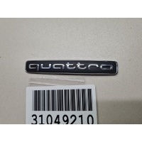Эмблема двери багажника Audi Q3 F3 2018- 4M08537372ZZ