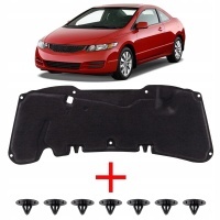 Honda civic viii 2006 - 2012 изоляция капота 74141snaa00 крепеж