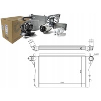 INTERCOOLER AUDI A3 TT 2.0 11.06 - 06.14 NISSENS