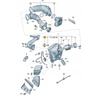 Новые оригинальные audi oe втулка с втулка 4f0129669