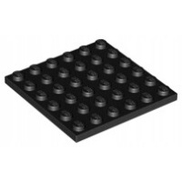 Lego 3958 395826 плитка 6x6 чёрный bp577