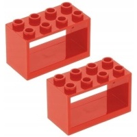 14432a LEGO 4209 4261690 kołowrotek czerwony 2szt