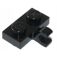 00409 lego 11476 6132731 плитка 1x2 - чёрный 1szt