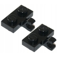 00409a lego 11476 6132731 плитка 1x2 - чёрный 2шт