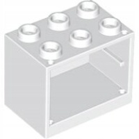 Lego 4532b белый контейнер 2x3x2 4258385 1szt